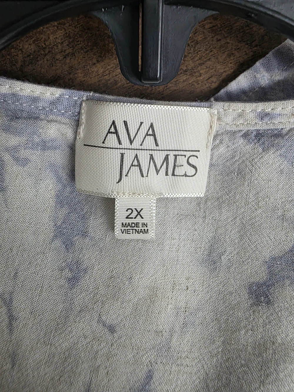 Ava & Viv Lilac and White Tie-Dye Open Front Kimono Cardigan (0698)